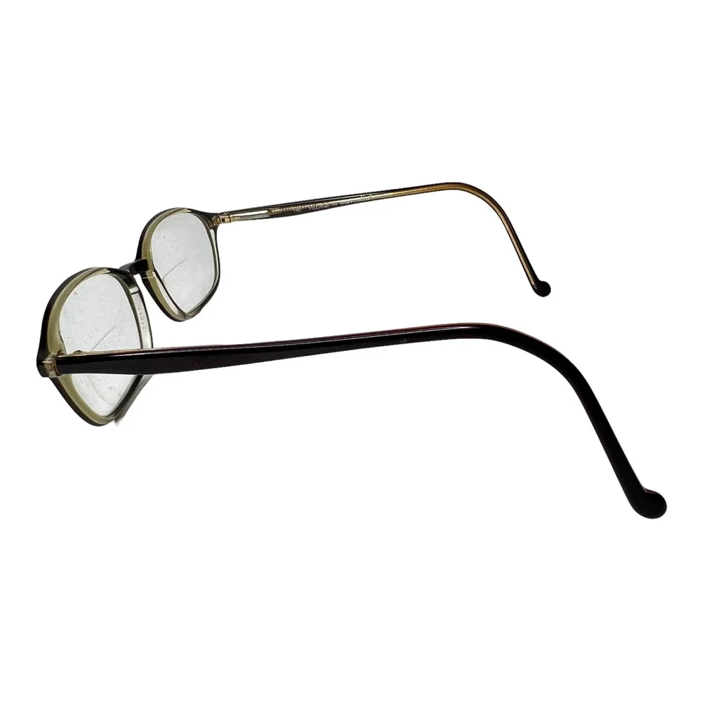 Village By Marcolin Eyeglass Sunglass Frame Brown‎ Round 567 51-18 H3726